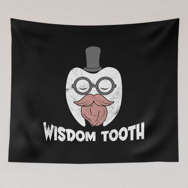 Item preview, Wisdom tooth has eyeglass and beard gift idea designed and sold by Svetiik.