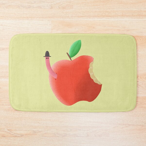 Item preview, Worm in Apple designed and sold by MicRoWoRldS.