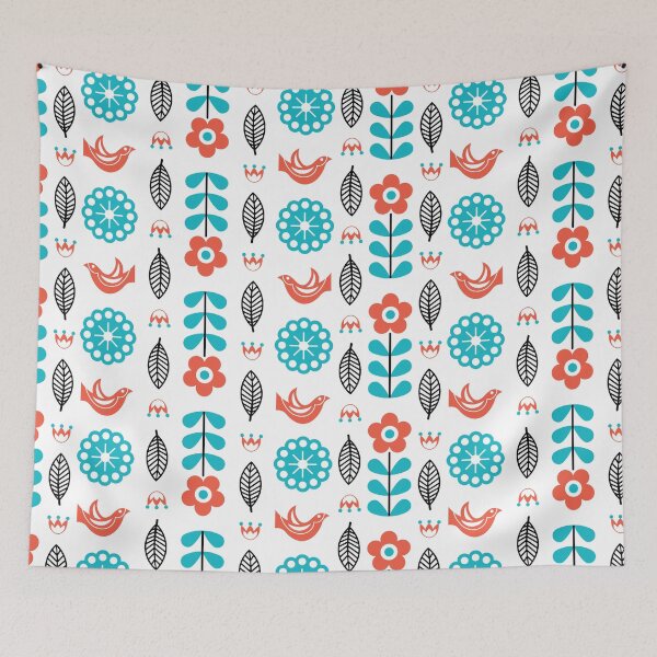 Item preview, Swedish dala Folk Art inspo designed and sold by anins-azuree.