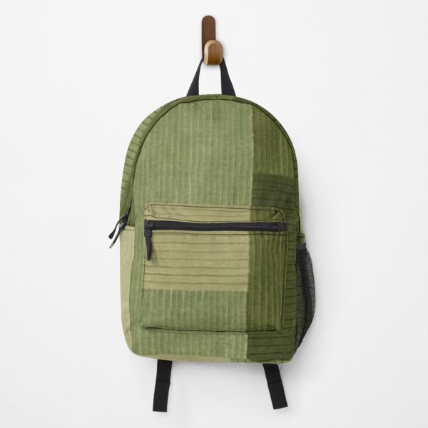 corduroy sage green pattern Backpack