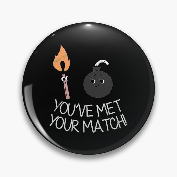 Item preview, Bomb and fire couple gift idea match designed and sold by Svetiik.