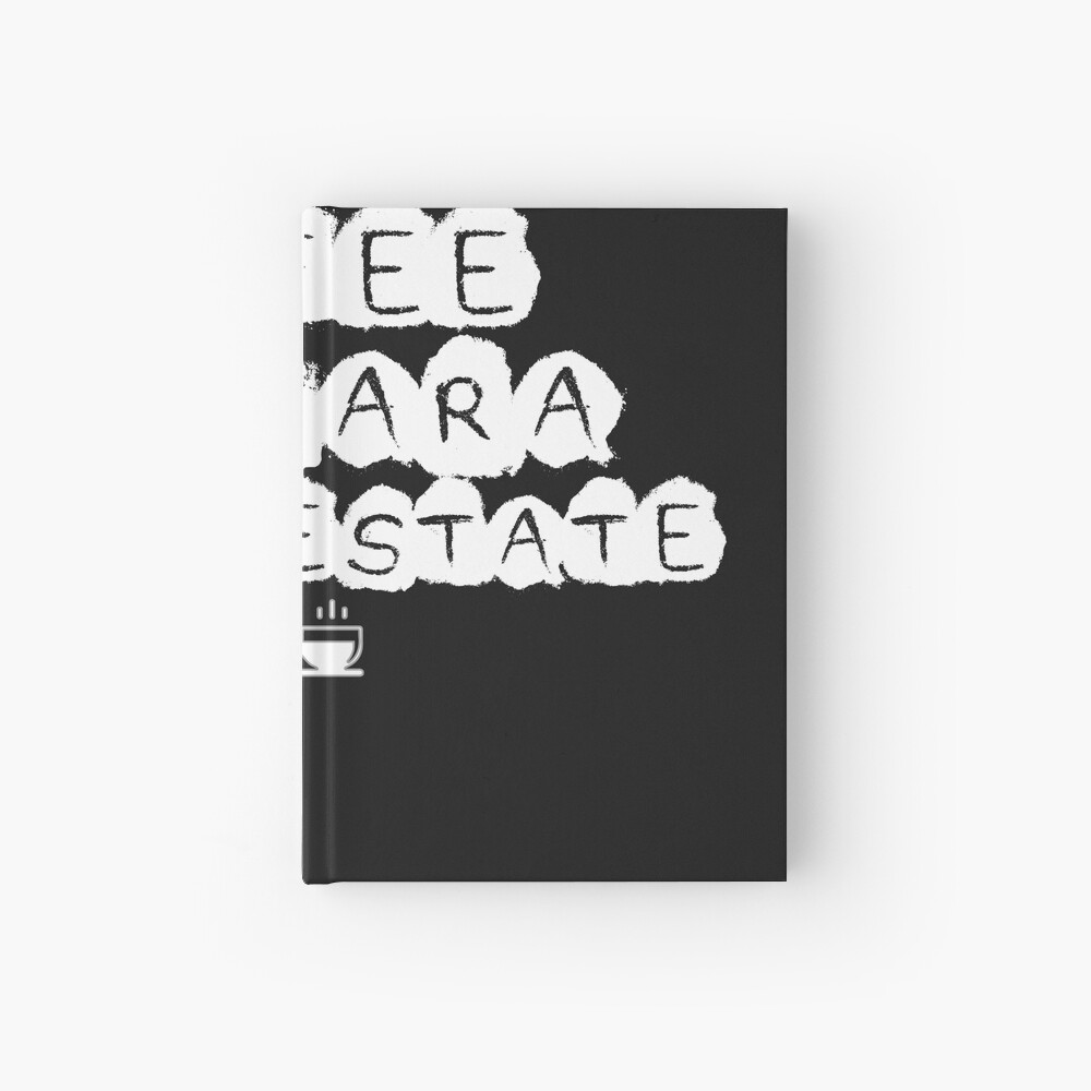 Coffee Mascara Real Estate Hardcover Journal