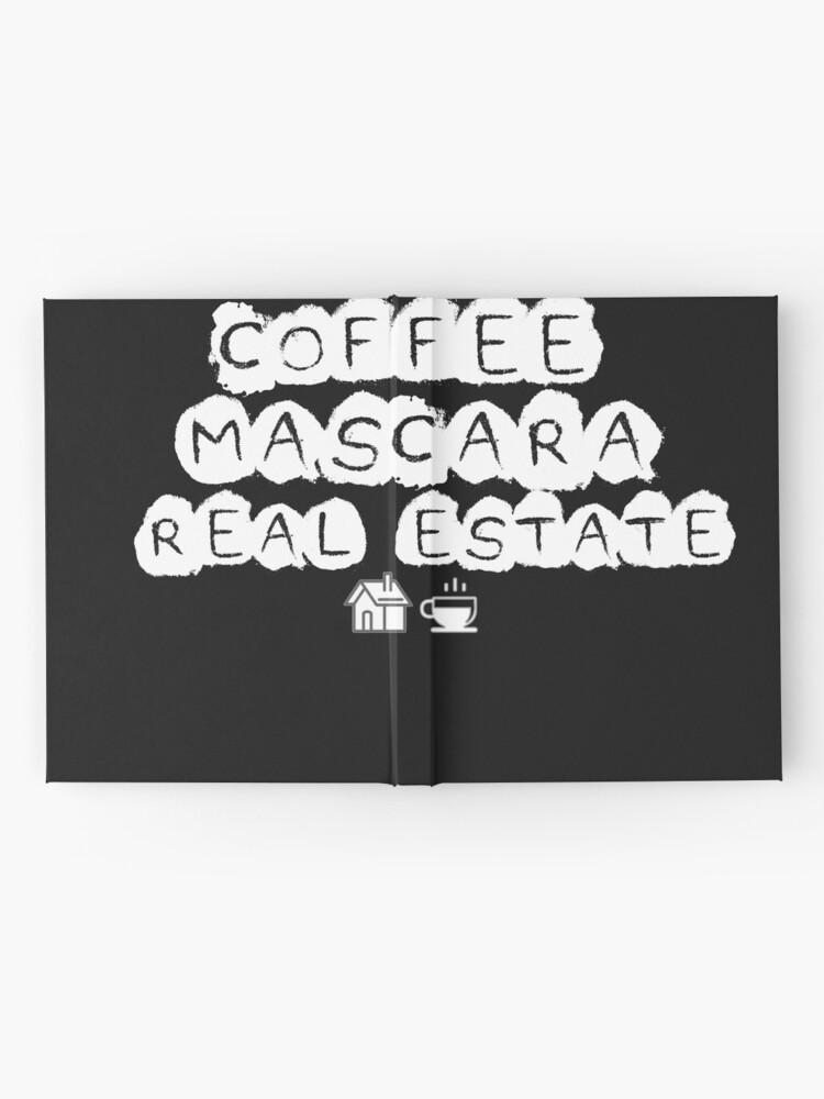 Alternate view of Coffee Mascara Real Estate Hardcover Journal