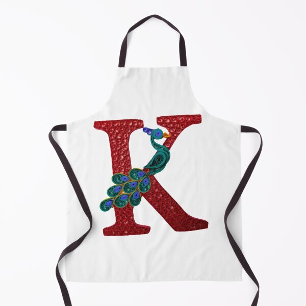 Item preview, Paper Quilling K Monogram with Peacock designed and sold by TruptisCraft.