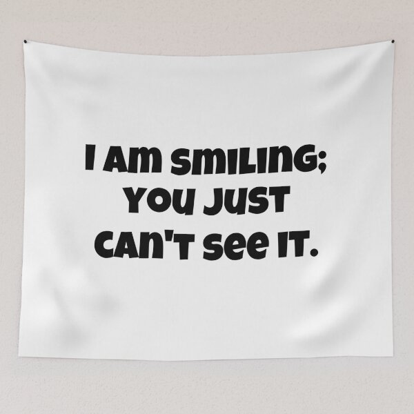 Item preview, "I Am Smiling Mask" designed and sold by Fei1111.
