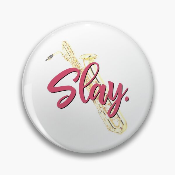 Item preview, Slay - Baritone Saxophone designed and sold by BandMomDesigns.