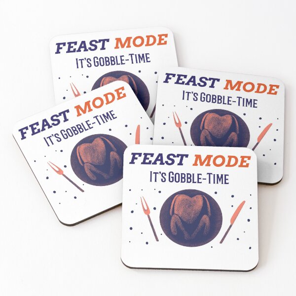 Item preview, Feast Mode It's Gobble Time Turkey Thanksgiving  designed and sold by RGVDesigns.