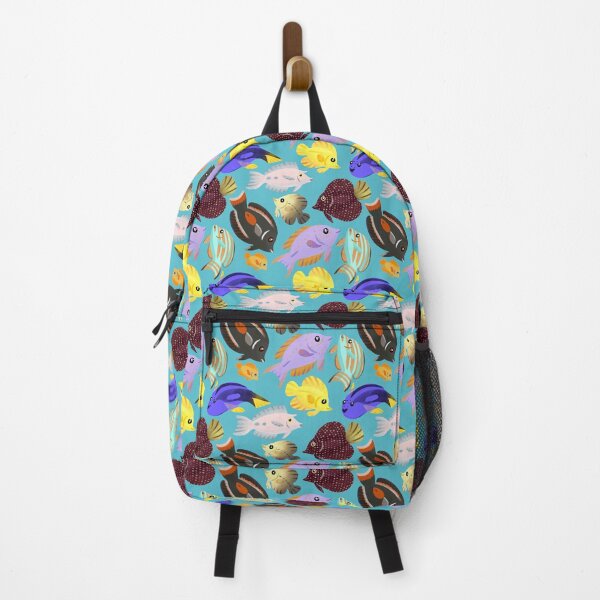 Item preview, Tropical Saltwater Aquarium Tang Fish Pattern designed and sold by narwhalwall.