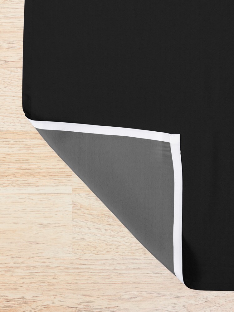 Alternate view of Coffee Mascara Real Estate Shower Curtain