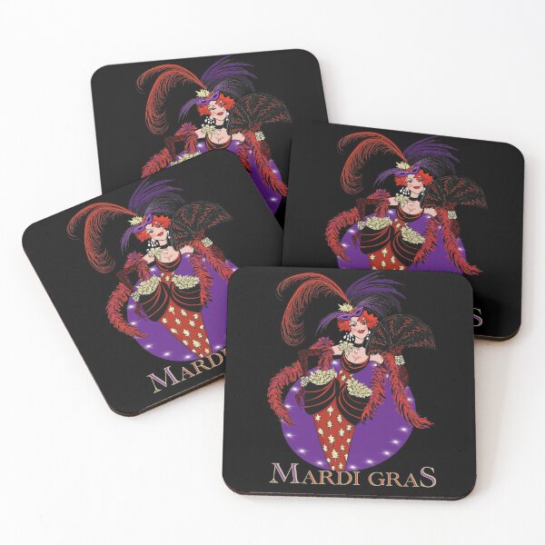 Item preview, Mardi Gras vintage style New Orleans lady 2021 designed and sold by PG Illustration.