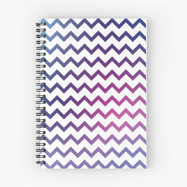 Item preview, Chevron Stripes in Cool Blue Purple and Pink Gradient designed and sold by murialbezanson.