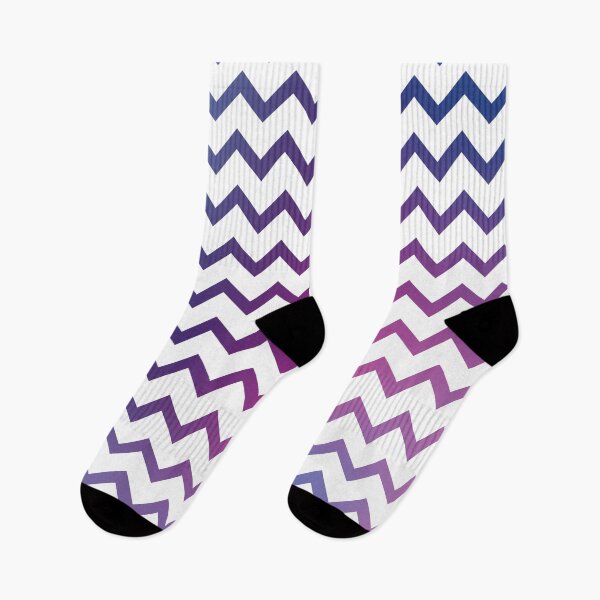 Item preview, Rayas Chevron en degradado azul morado y rosa fresco designed and sold by murialbezanson.