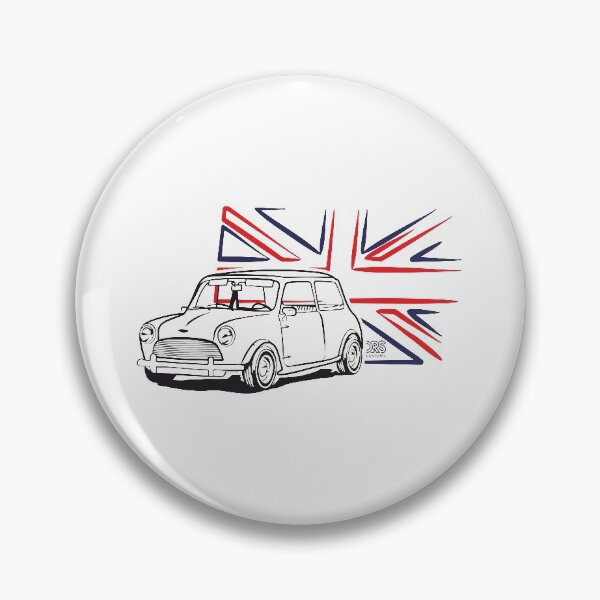 Item preview, Classic Mini Cooper Austin With Great Britain Flag designed and sold by DRScustoms.