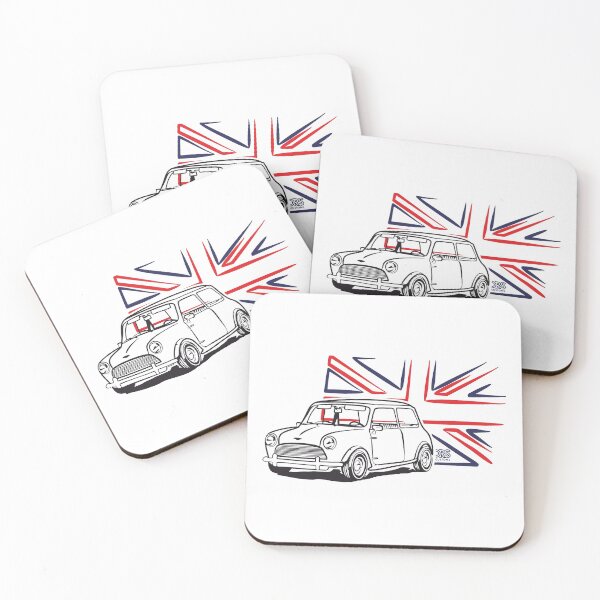 Item preview, Classic Mini Cooper Austin With Great Britain Flag designed and sold by DRScustoms.