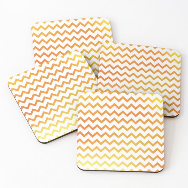 Item preview, Chevron Stripes Yellow and Orange Golden Gradient designed and sold by murialbezanson.
