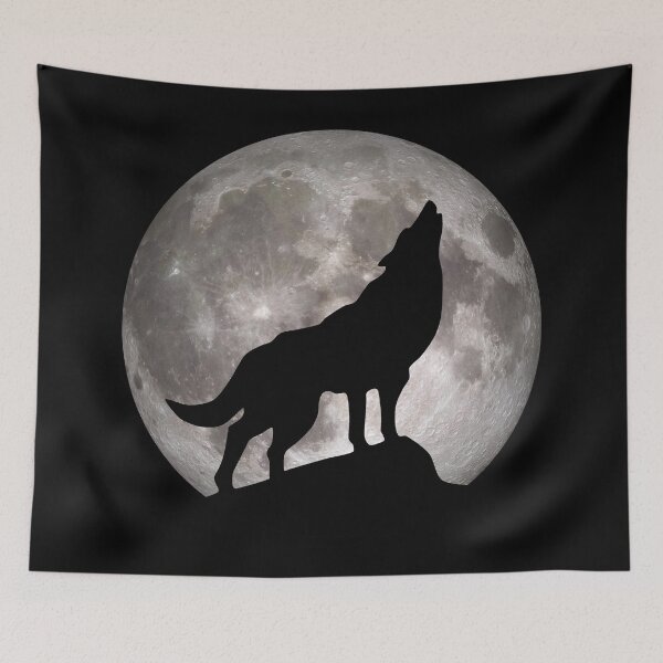 Item preview, Wolf Moon designed and sold by ChelleCreate.