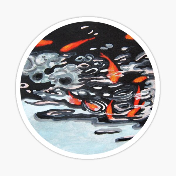 Ten Little Koi Sticker