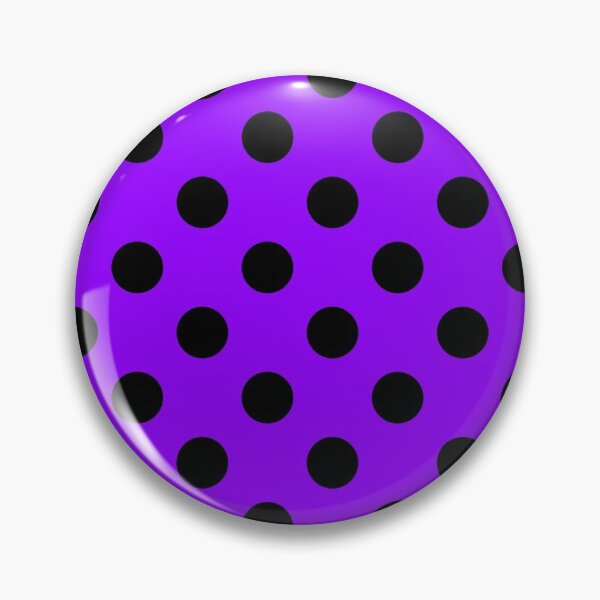 Item preview, Black Polka Dots on Purple Background designed and sold by Bumblefuzzies.