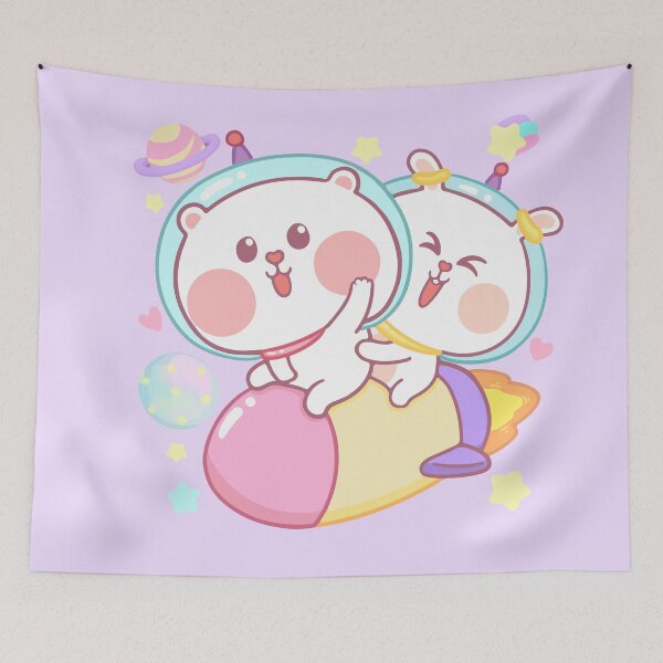Item preview, Puffy Bear&Rabbit : Space designed and sold by TuaGomShop.