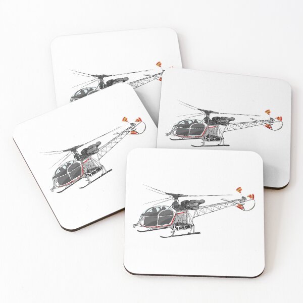 Item preview, SA 315B Lama N59AH Helicopter Aérospatiale designed and sold by Michael Garber.