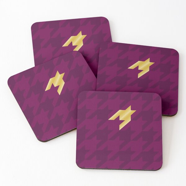 Item preview, Pink Houndstooth with Gold Accent designed and sold by Valerie Bennett.