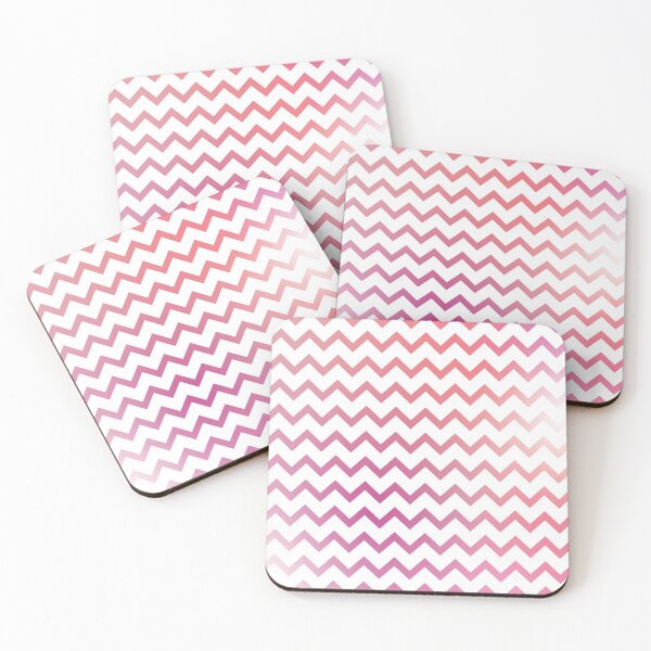 Item preview, Chevron Stripes Pretty in Pink Gradient designed and sold by murialbezanson.