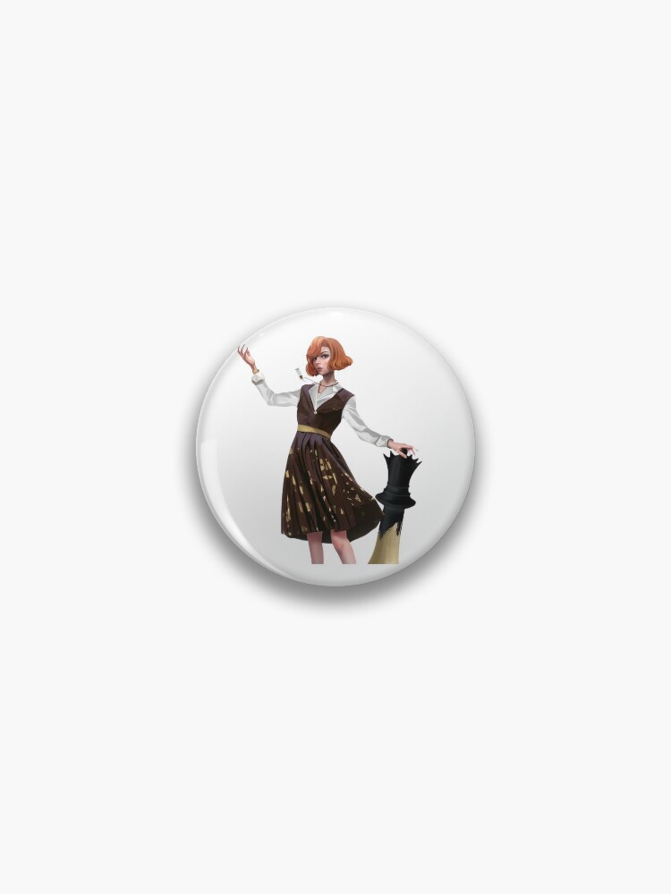 The Queen's Gambit Elizabeth Harmon Chess Anya Taylor Joy Pin for Sale by  vibeytees