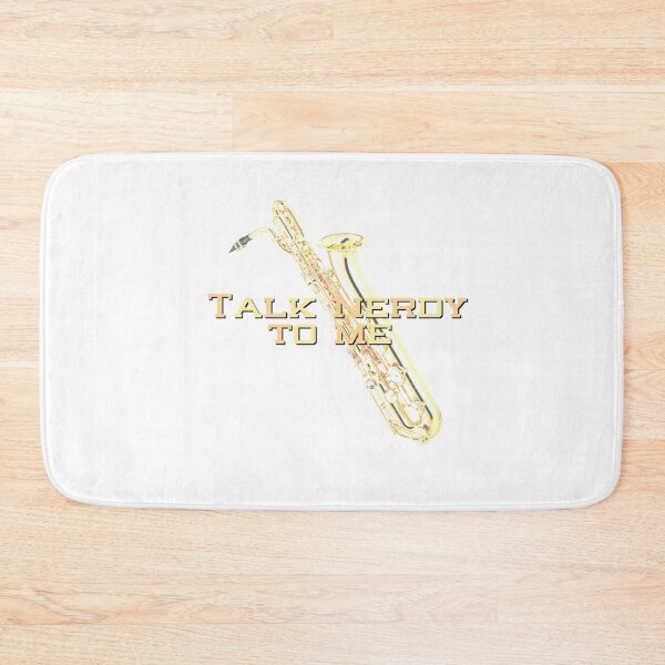 Item preview, Talk Nerdy To Me - Baritone Saxophone designed and sold by BandMomDesigns.