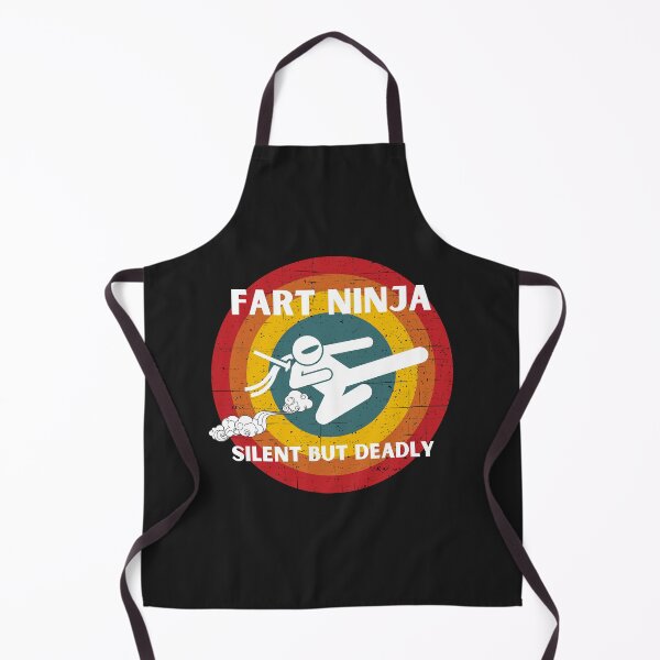 Item preview, Fart Ninja Silent But Deadly Funny Retro designed and sold by Stig Mota.