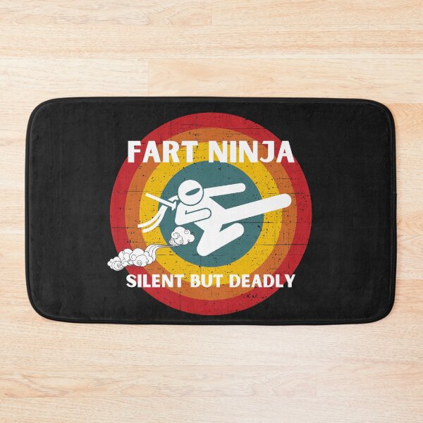 Item preview, Fart Ninja Silent But Deadly Funny Retro designed and sold by Stig Mota.