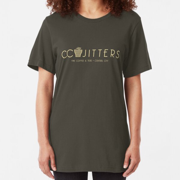 CC Jitters - cafe Slim Fit T-Shirt