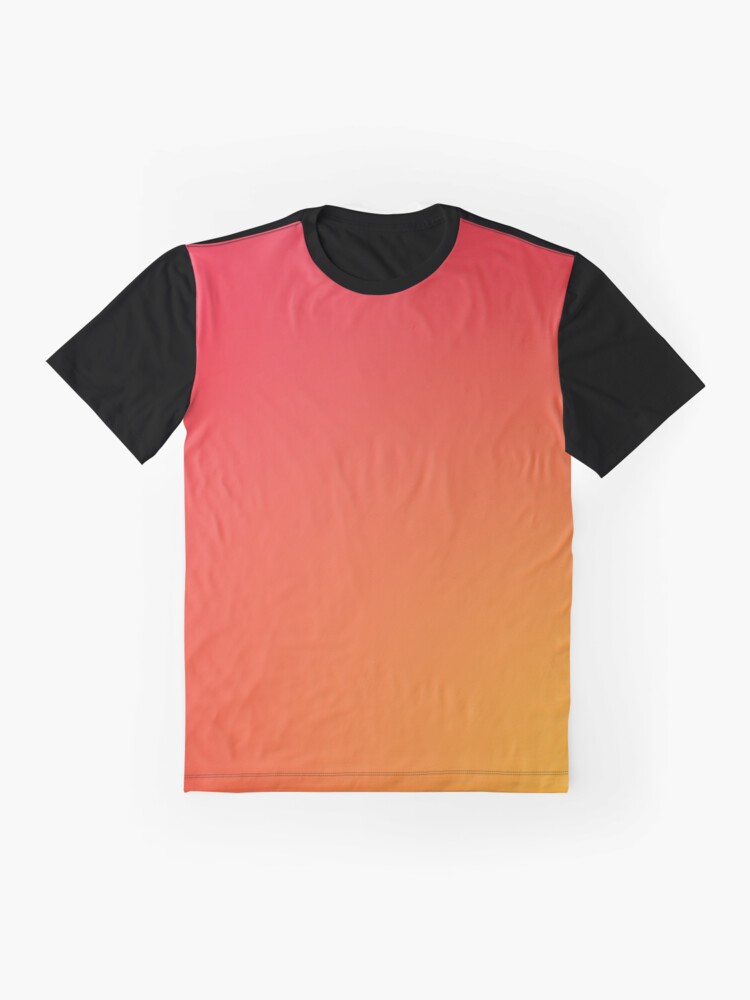 Orange and best sale yellow graphic tee