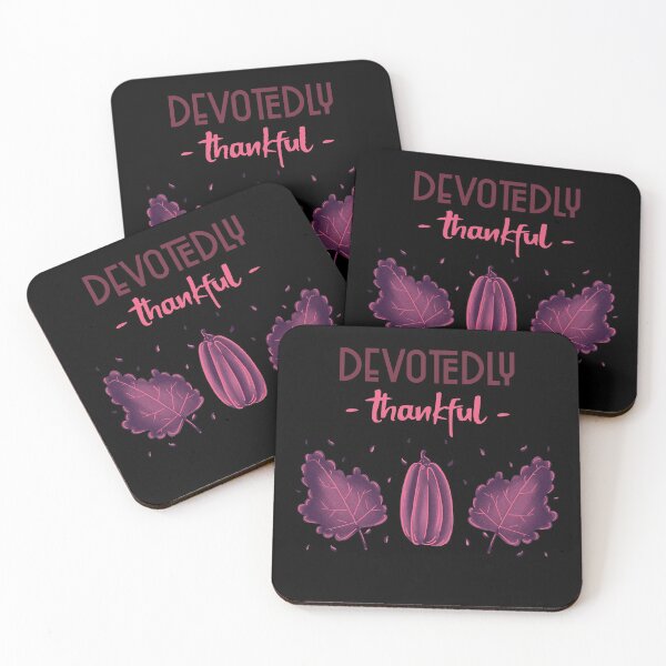 Item preview, Thanksgiving Devotedly Thankful Autumn Fall  designed and sold by RGVDesigns.