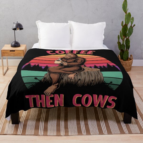 Item preview, COFFEE THEN COWS -  Bigfoot Yeti designed and sold by pannolinno.