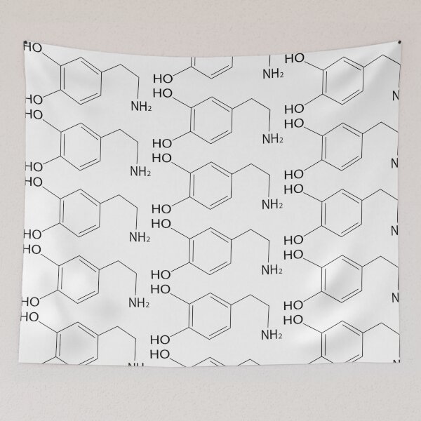 Item preview, Dopamine Chemical Structure designed and sold by Green Star Shop.