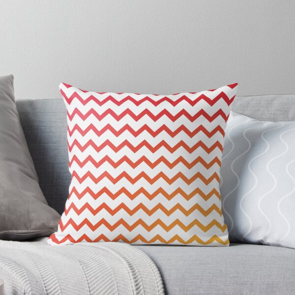 Item preview, Chevron Stripes Warm Red Orange and Yellow Gradient designed and sold by murialbezanson.