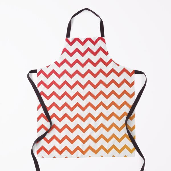 Item preview, Chevron Stripes Warm Red Orange and Yellow Gradient designed and sold by murialbezanson.
