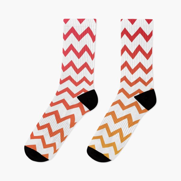 Item preview, Chevron Stripes Warm Red Orange and Yellow Gradient designed and sold by murialbezanson.