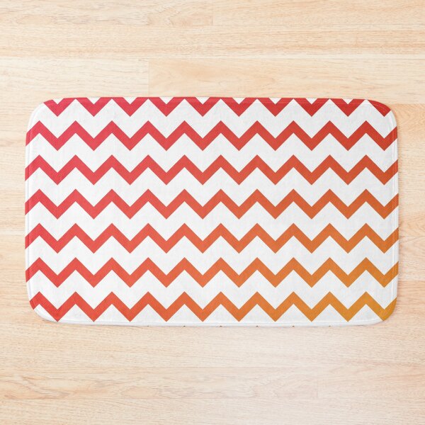 Item preview, Chevron Stripes Warm Red Orange and Yellow Gradient designed and sold by murialbezanson.