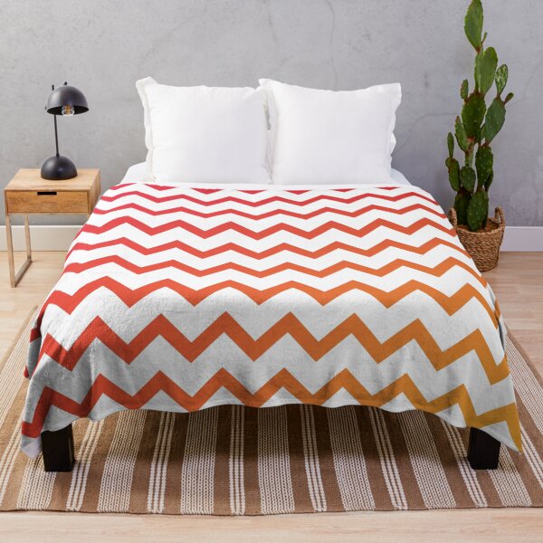 Item preview, Chevron Stripes Warm Red Orange and Yellow Gradient designed and sold by murialbezanson.