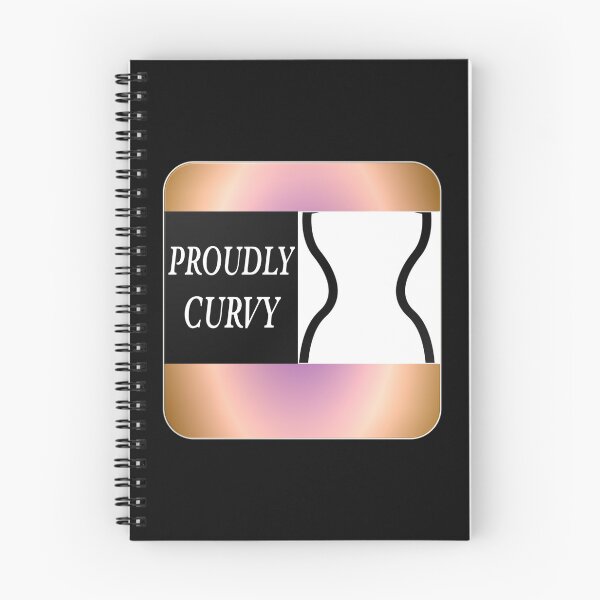 Item preview,  Quote-Proudly Curvy and proud of it designed and sold by Vicky Rodden.