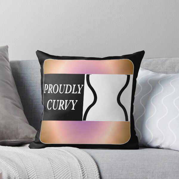Item preview,  Quote-Proudly Curvy and proud of it designed and sold by Vicky Rodden.