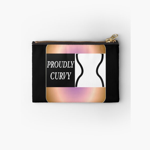 Item preview,  Quote-Proudly Curvy and proud of it designed and sold by Vicky Rodden.