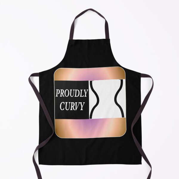 Aperçu de l'œuvre Quote-Fièrement Curvy et fier de lui créée et vendue par Vicky Rodden.