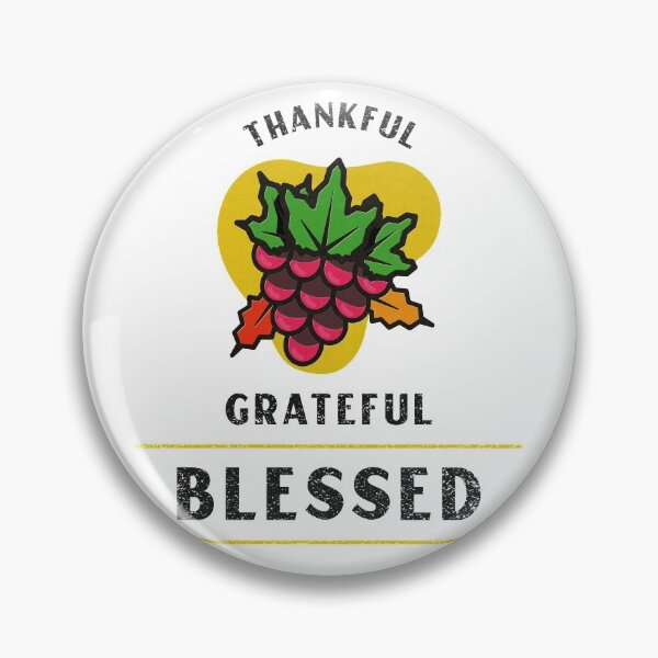 Item preview, Happy Thanksgiving Thankful Grateful Blessed designed and sold by RGVDesigns.