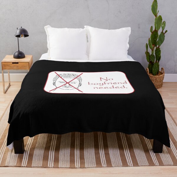 Item preview, No boyfriend needed notice. designed and sold by Jurie Maree.