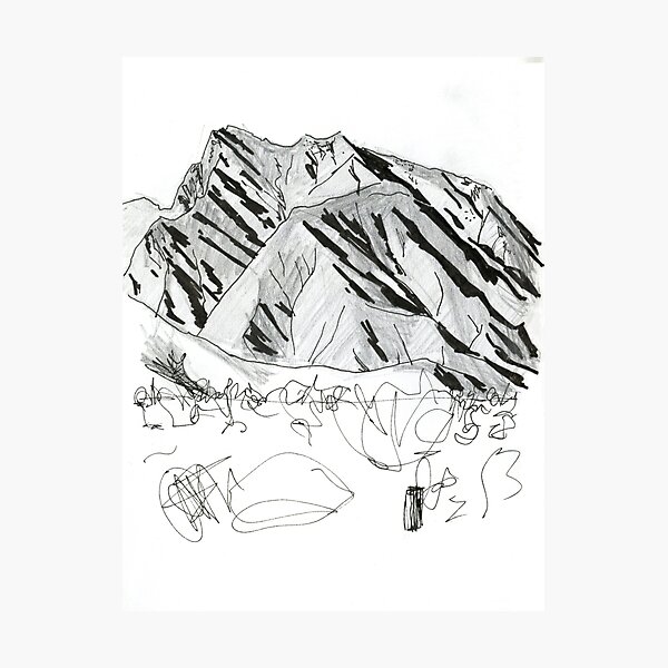 Item preview, Desert mountains designed and sold by Yael Kisel.