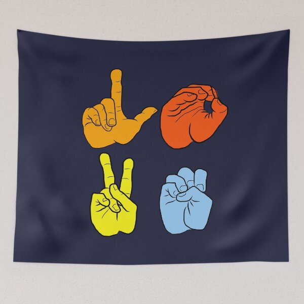 Item preview, LOVE in ASL (American Sign Language) designed and sold by BatemanBranding.