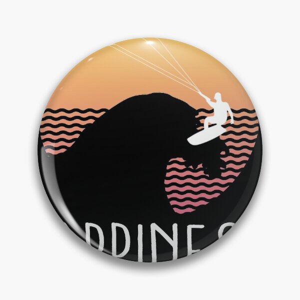 Item preview, Happiness Comes In The Wave Kitesurfer Motv designed and sold by PlatonisDesign.