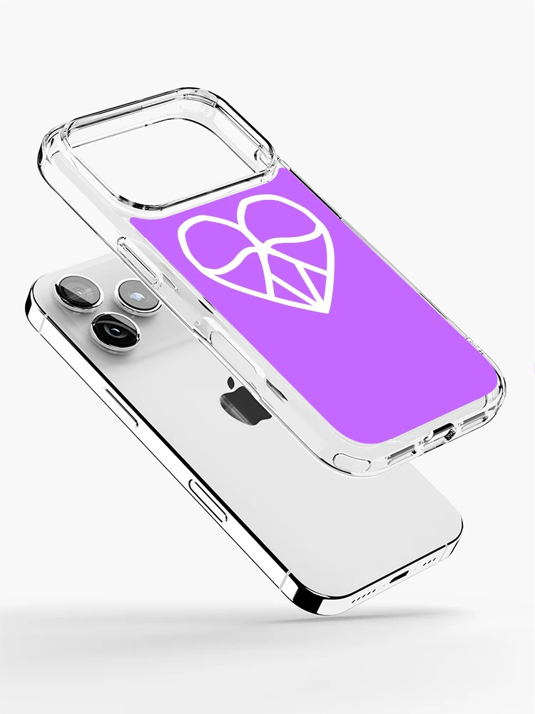 Thumbnail 2 of 5, iPhone Case, RayRayViolet Logo (White) designed and sold by RayRayViolet.